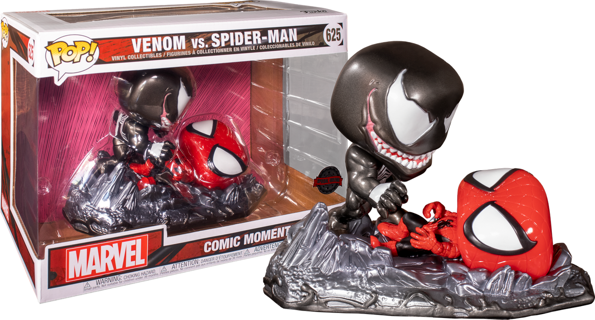 Funko POP! Moments: Marvel - Spider-man vs. Venom – Mushyhead Comics