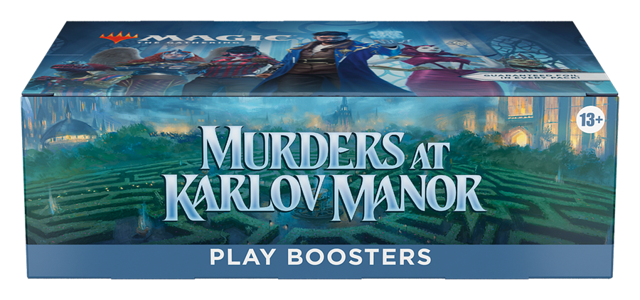 MURDERS AT KARLOV MANOR - PLAY BOOSTER BOX Mushyhead Comics MURDERS AT KARLOV MANOR - PLAY BOOSTER BOX Mushyhead Comics