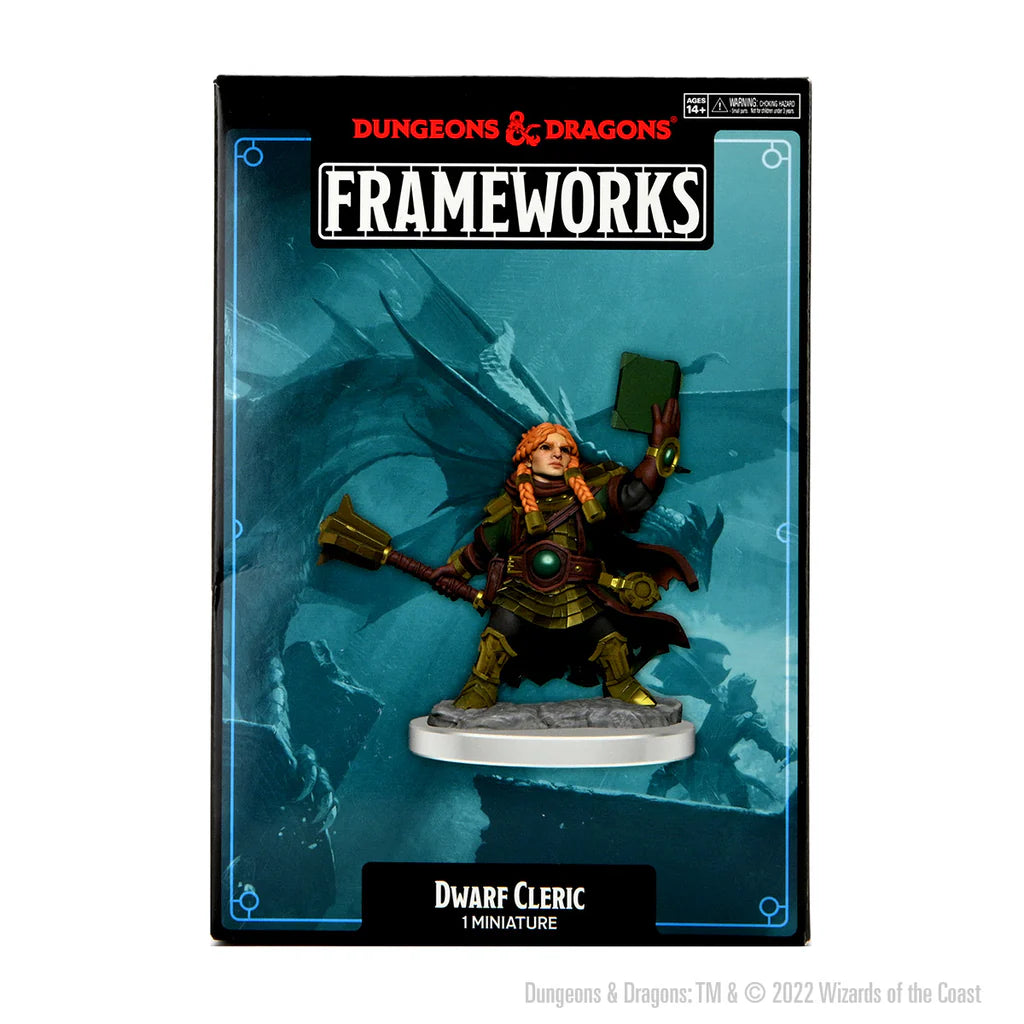 D&D FRAMEWORKS - DWARF CLERIC FEMALE