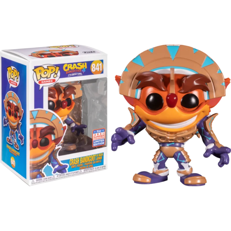 FUNKO POP! GAMES: CRASH BANDICOOT IN MASK ARMOR