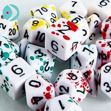 Paint Splatter Polyhedral 7-Die Set