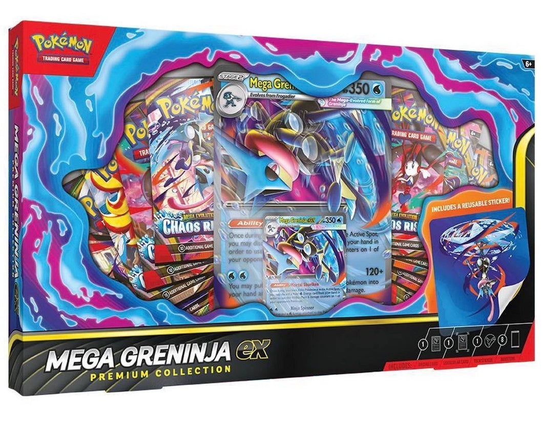 MEGA GRENINJA EX PREMIUM COLLECTION – Mushyhead Comics