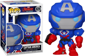 Funko Pop! Marvel: Avengers Mech Strike - Captain America