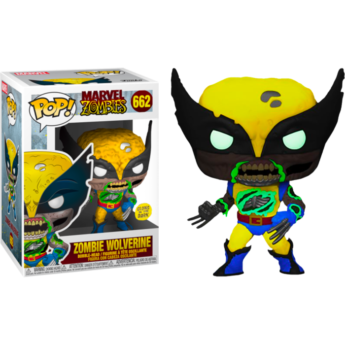 Funko POP! MARVEL: MARVEL ZOMBIES - WOLVERINE (GITD)