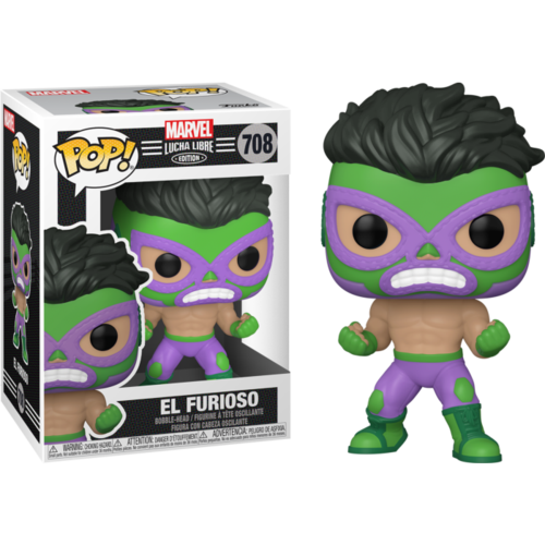 Funko POP! Marvel : Lucha Libre - El Furioso (Hulk)