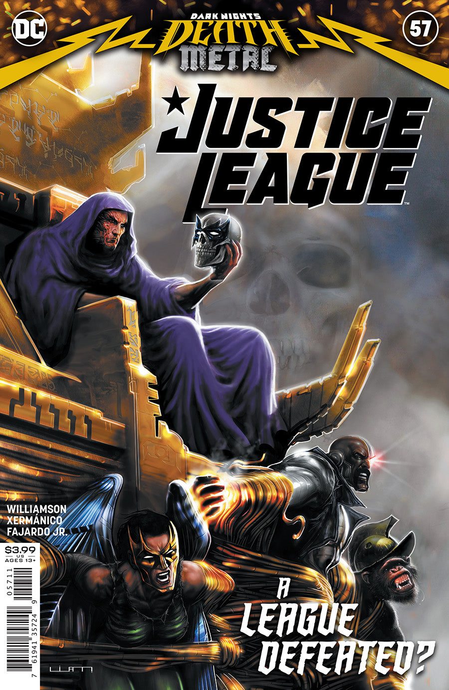 JUSTICE LEAGUE #57 CVR A (DARK NIGHTS DEATH METAL) (11/17/2020)