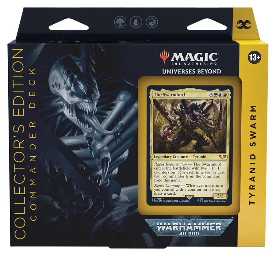 mtg warhammer commander decks MTG UNIVERSES BEYOND: WARHAMMER 40K COLLECTOR COMMANDER DECKS – Mushyhead  Comics