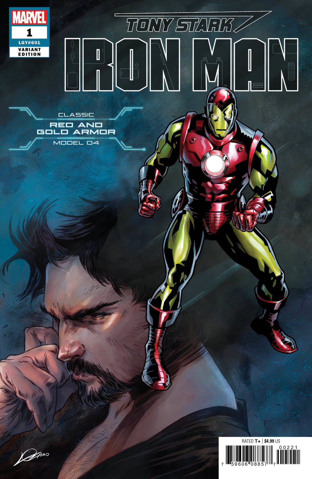 TONY STARK IRON MAN #1 CLASSIC ARMOR VAR (06/20/2018) – Mushyhead Comics