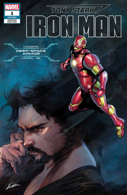 TONY STARK IRON MAN #1 GUARDIANS SPACE ARMOR VAR (06/20/2018)
