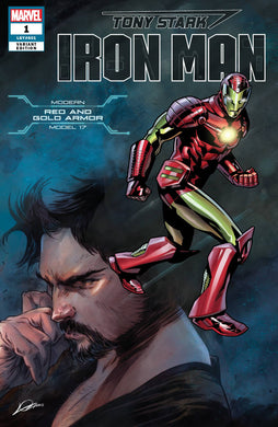 TONY STARK IRON MAN #1 HEROES REBORN KURT ARMOR VAR (06/20/2018)