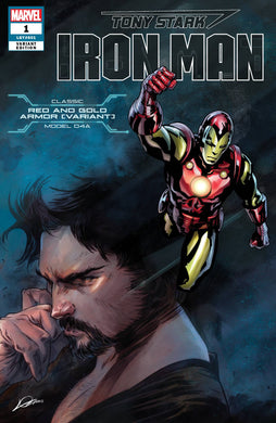 TONY STARK IRON MAN #1 NOSE ARMOR VAR (06/20/2018)
