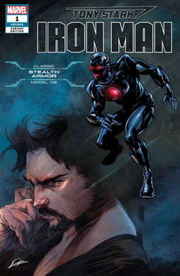 TONY STARK IRON MAN #1 STEALTH ARMOR VAR (06/20/2018)
