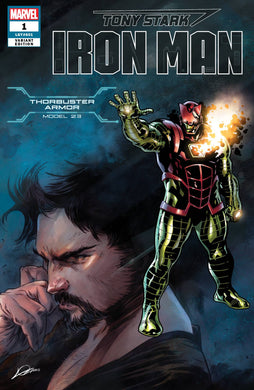 TONY STARK IRON MAN #1 THORBUSTER ARMOR VAR (06/20/2018)