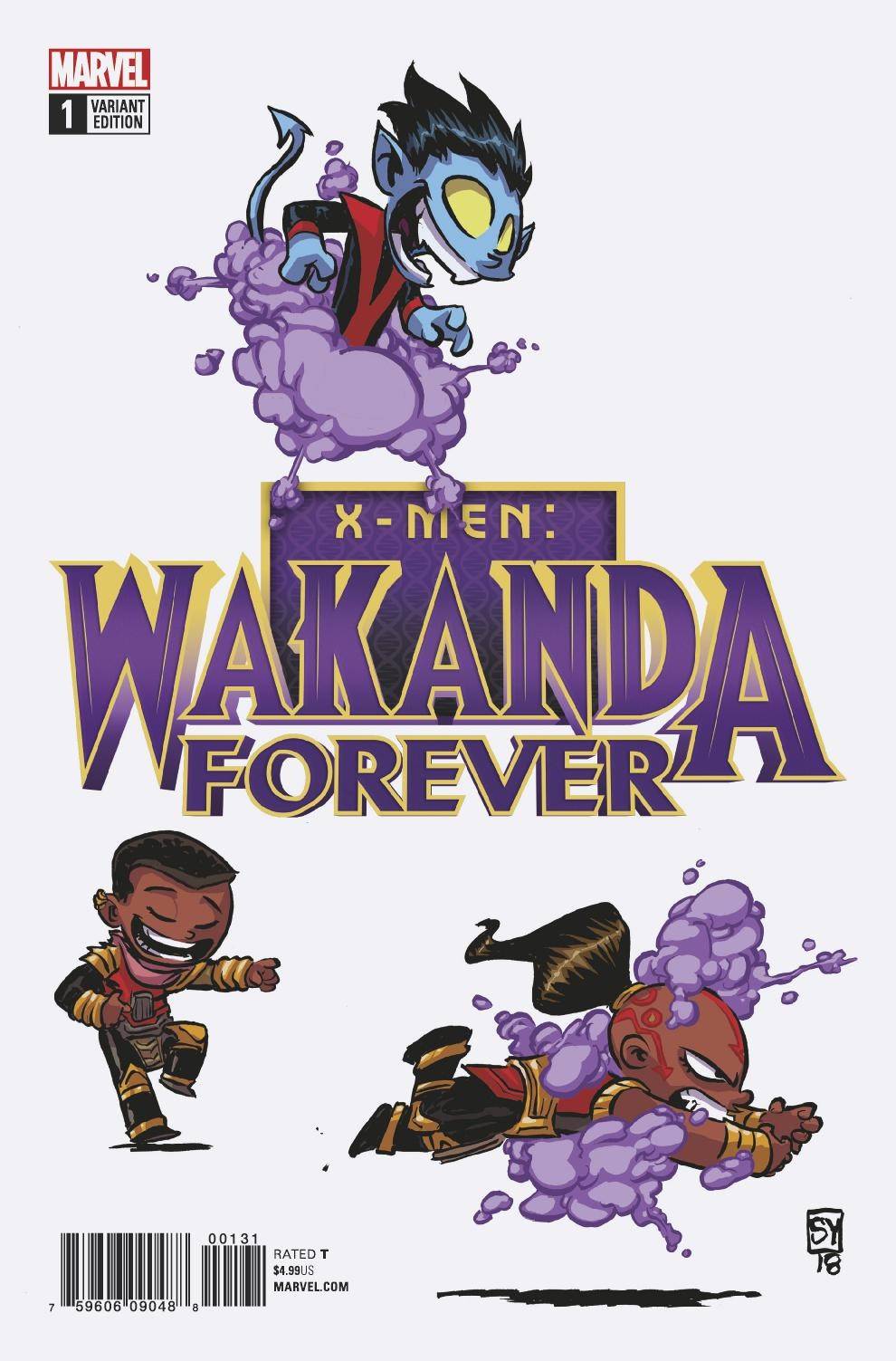 WAKANDA FOREVER X-MEN #1 YOUNG VAR (07/25/2018)