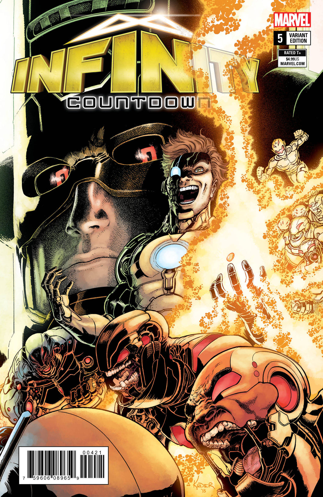 INFINITY COUNTDOWN #5 (OF 5) KUDER CONNECTING VAR (07/18/2018)