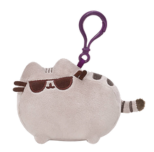 GUND PUSHEEN SUNGLASSES 4.5 IN BACKPACK CLIP