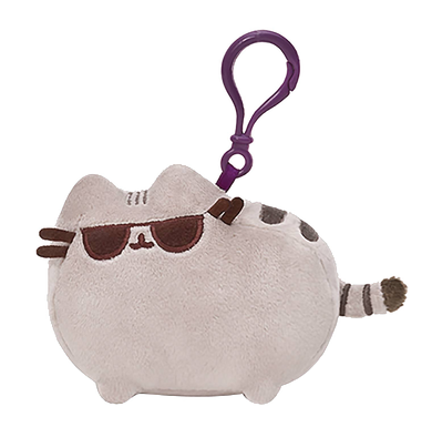GUND PUSHEEN SUNGLASSES 4.5 IN BACKPACK CLIP
