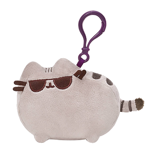 GUND PUSHEEN SUNGLASSES 4.5 IN BACKPACK CLIP