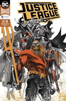 JUSTICE LEAGUE #10 FOIL (DROWNED EARTH) (10/17/2018)