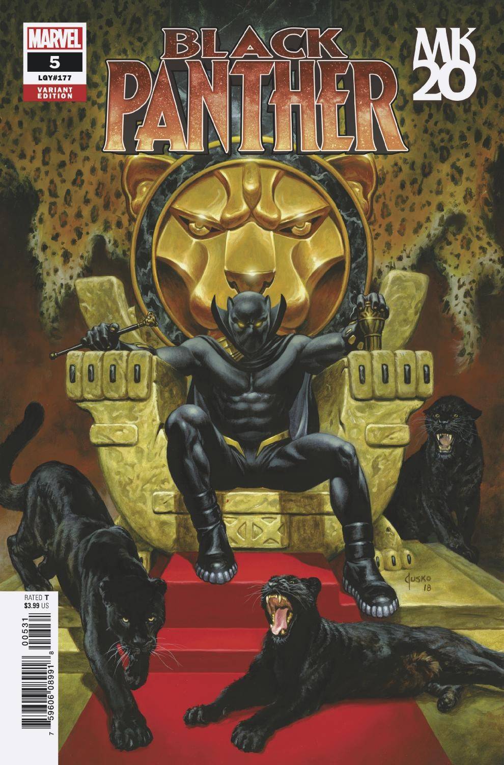 BLACK PANTHER #5 JUSKO MKXX VAR (10/31/2018)