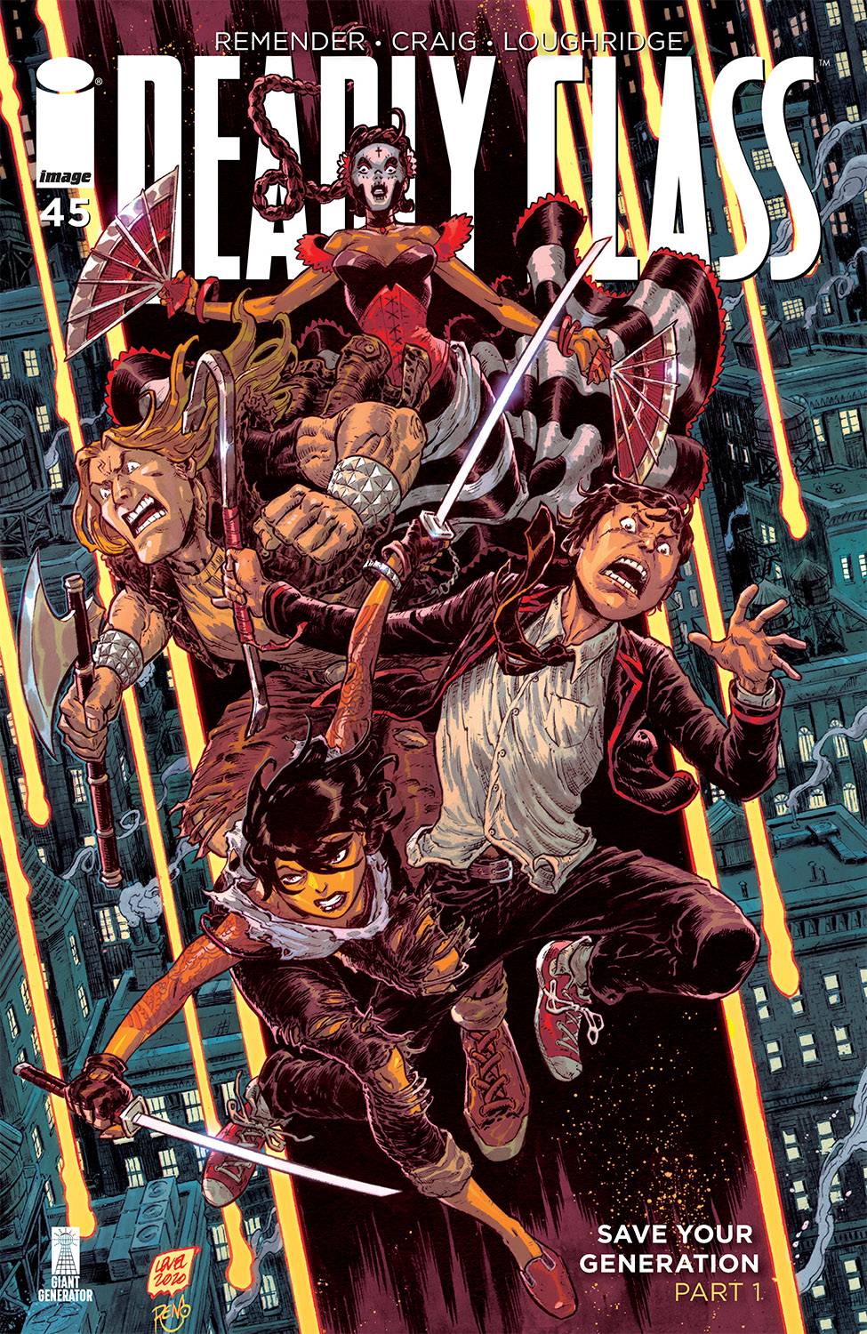 DEADLY CLASS #45 CVR B LEVEL & DINISIO (MR)(04/28/2021)