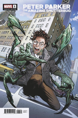 HEROES REBORN PETER PARKER AMAZING SHUTTERBUG #1 LAND VAR  (05/12/2021)