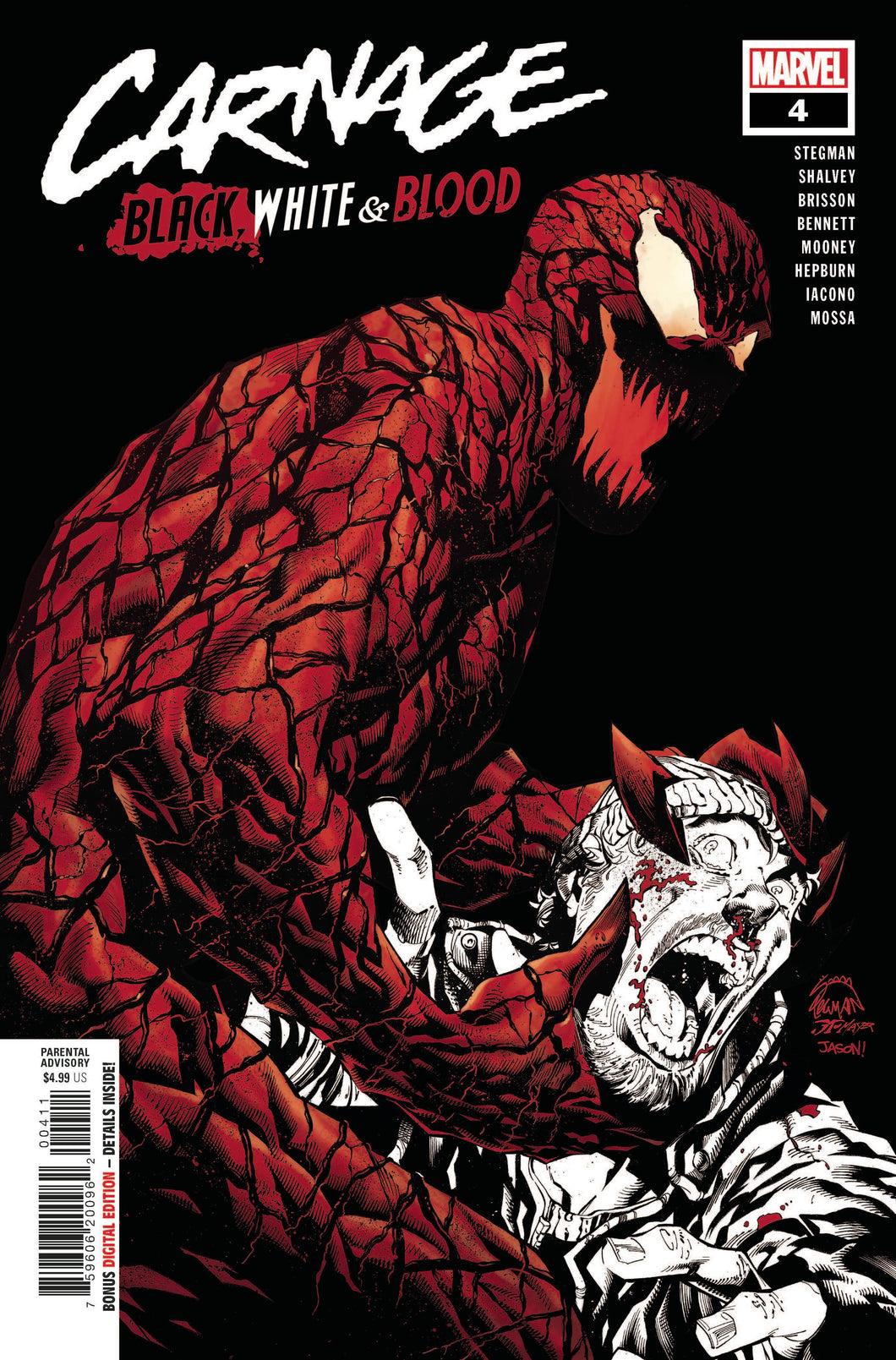 CARNAGE BLACK WHITE AND BLOOD #4 (OF 4) (07/14/2021)