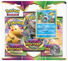Pokemon: SS4 Sword & Shield - Vivid Voltage 3PK Blister