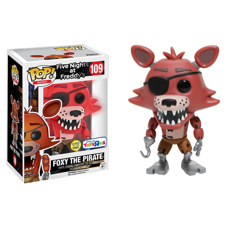 Funko POP! Games: Five Nights at Freddy's - Foxy the Pirate (Toys-R-Us)(GitD)