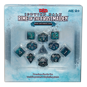 D&D Adventure Icewind Dale: Rime of the Frostmaiden Dice Set
