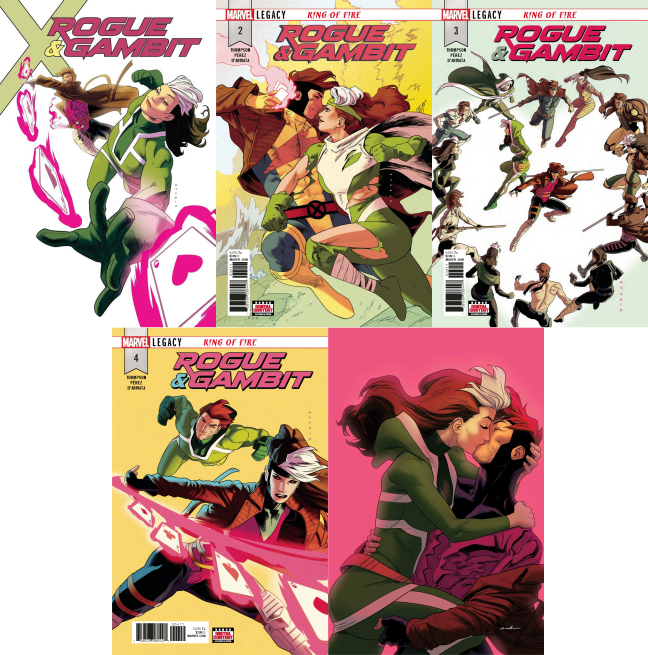 Rogue & Gambit Issue #1-#5 Bundle